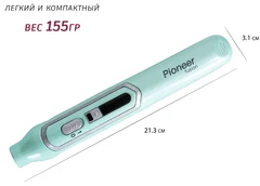 Купить Выпрямитель для волос Pioneer HS-1012R, бирюзовый / Народный дискаунтер ЦЕНАЛОМ