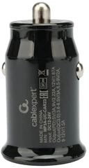 Купить Автомобильное зарядное устройство Cablexpert MP3A-UC-CAR23, черный / Народный дискаунтер ЦЕНАЛОМ