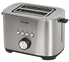 Купить Тостер Pioneer TS152, серебристый / Народный дискаунтер ЦЕНАЛОМ