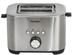 Купить Тостер Pioneer TS152, серебристый / Народный дискаунтер ЦЕНАЛОМ