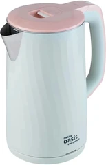 Купить Чайник Oasis K-13PM, бежевый / Народный дискаунтер ЦЕНАЛОМ