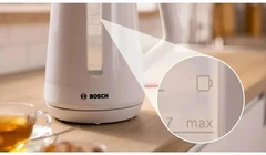 Купить Чайник BOSCH TWK1M121, белый / Народный дискаунтер ЦЕНАЛОМ