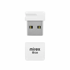 Купить USB-накопитель Mirex Minca White, 8 ГБ, USB 2.0, белый / Народный дискаунтер ЦЕНАЛОМ