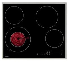 Купить Электрическая варочная панель Leran EH 6443 IX, черный / Народный дискаунтер ЦЕНАЛОМ