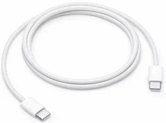 Купить Кабель Apple A2795 USB-С - USB-С, 1 м, белый (MQKJ3ZM/A) / Народный дискаунтер ЦЕНАЛОМ