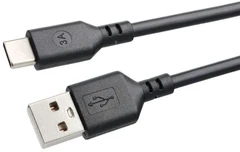 Купить Кабель Cablexpert USB-A 2.0 - USB-C, 1 м, 3 А, черный (CCP-USB2-AMCM-1M-RU-B) / Народный дискаунтер ЦЕНАЛОМ