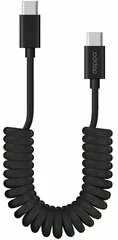 Купить Кабель Deppa USB-C - USB-C, 1.5 м, 3 А, черный / Народный дискаунтер ЦЕНАЛОМ
