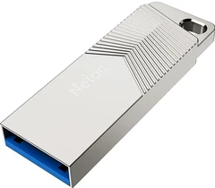 Купить USB-накопитель Netac UM1 128 ГБ, USB 3.2 Gen 1, серебристый (NT03UM1N-128G-32PN) / Народный дискаунтер ЦЕНАЛОМ