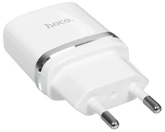 Купить Сетевое зарядное устройство Hoco C12 Smart, белый / Народный дискаунтер ЦЕНАЛОМ