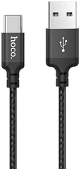 Купить Кабель hoco X14 Times Speed USB-А 2.0 - USB-C 1 м, 3 А, черный / Народный дискаунтер ЦЕНАЛОМ