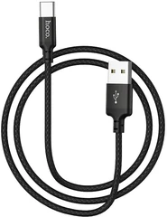 Купить Кабель hoco X14 Times Speed USB-А 2.0 - USB-C 1 м, 3 А, черный / Народный дискаунтер ЦЕНАЛОМ