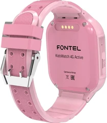 Купить Смарт-часы Fontel KidsWatch 4G active, розовый / Народный дискаунтер ЦЕНАЛОМ