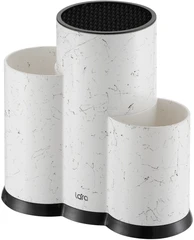 Купить Подставка для ножей LARA LR05-107 White / Народный дискаунтер ЦЕНАЛОМ