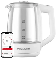 Купить Чайник REDMOND KG258S, белый / Народный дискаунтер ЦЕНАЛОМ