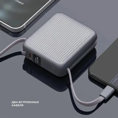 Купить Внешний аккумулятор Deppa Turbo Cable 33699, 10000мАч / Народный дискаунтер ЦЕНАЛОМ