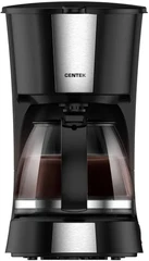 Купить Кофеварка CENTEK CT-1148, черный/серебристый / Народный дискаунтер ЦЕНАЛОМ