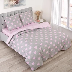 Купить Комплект постельного белья АРТПОСТЕЛЬ Купидон Евро, поплин, наволочки 70х70 см / Народный дискаунтер ЦЕНАЛОМ