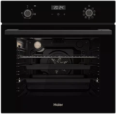 Купить Электрический духовой шкаф Haier HOX-P09NTB, черный / Народный дискаунтер ЦЕНАЛОМ