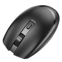 Купить Мышь беспроводная Borofone BG7 Business Platinum, черный / Народный дискаунтер ЦЕНАЛОМ