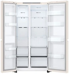 Купить Холодильник LG GC-B257KEHW, бежевый / Народный дискаунтер ЦЕНАЛОМ