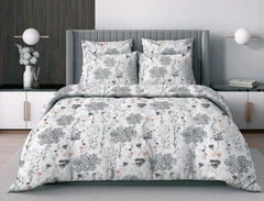 Купить Комплект постельного белья Волшебная Ночь Blossoms Евро ранфорс, наволочки 70х70 см / Народный дискаунтер ЦЕНАЛОМ