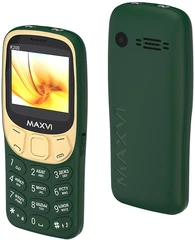 Купить Сотовый телефон Maxvi K200, темно-зеленый / Народный дискаунтер ЦЕНАЛОМ