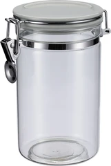 Купить Банка для сыпучих продуктов Regent Inox Linea Desco, 0.8 л / Народный дискаунтер ЦЕНАЛОМ