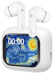 Купить Наушники TWS Geozon Cosmos White / Народный дискаунтер ЦЕНАЛОМ