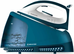 Купить Парогенератор BRAYER BR4156, синий/белый / Народный дискаунтер ЦЕНАЛОМ