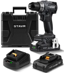 Купить Дрель-шуруповерт STAVR SDD 18BL-2K / Народный дискаунтер ЦЕНАЛОМ