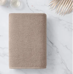 Купить Полотенце Verossa Unico кофе 70х130 см, махра / Народный дискаунтер ЦЕНАЛОМ