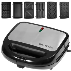 Купить Прибор для выпечки GALAXY LINE GL 2981, серебристый/черный / Народный дискаунтер ЦЕНАЛОМ