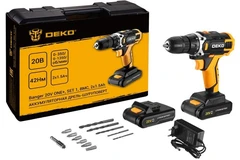 Купить Дрель-шуруповерт Deko Banger 20V ONE Set1 083-1110 / Народный дискаунтер ЦЕНАЛОМ