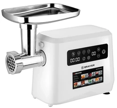 Купить Электромясорубка BRAYER BR1614, белый / Народный дискаунтер ЦЕНАЛОМ