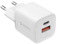 Купить Сетевое зарядное устройство Deppa 11490, белый / Народный дискаунтер ЦЕНАЛОМ