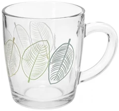 Купить Кружка Pasabahce Basic Leaves, 350 мл / Народный дискаунтер ЦЕНАЛОМ