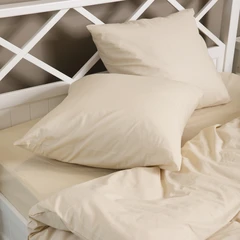 Купить Комплект наволочек Villata Молочный 70х70 см - 2 шт, поплин / Народный дискаунтер ЦЕНАЛОМ