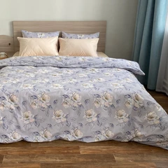 Купить Комплект постельного белья Villata Softline 40033 2 спальный, поплин, наволочки 70х70 см / Народный дискаунтер ЦЕНАЛОМ