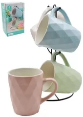 Купить Набор кружек Lavenir Гранит, 350 мл, 4 шт / Народный дискаунтер ЦЕНАЛОМ