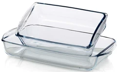 Купить Набор форм для запекания Pasabahce Borcam 159190, 2 шт / Народный дискаунтер ЦЕНАЛОМ