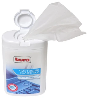 Влажные чистящие салфетки Buro BU-tft 100шт 