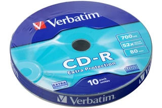 Диск CD-R Verbatim 700 Mb 52x, 10 шт