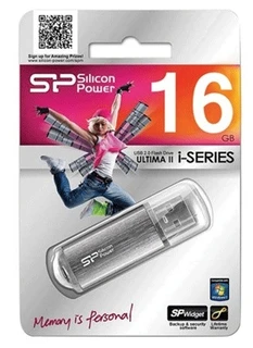 Флеш накопитель Silicon Power ULTIMA II-I 16GB Silver (SP016GBUF2M01V1S) 
