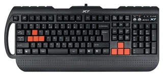 Клавиатура проводная A4TECH X7-G700 Black PS/2 