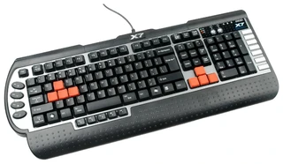 Клавиатура проводная A4Tech X7-G800MU Black-Silver PS/2 