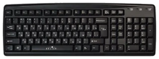 Клавиатура проводная Oklick 110M Black USB 