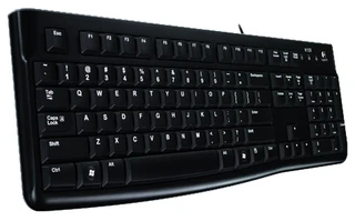 Клавиатура проводная Logitech Keyboard K120 EER Black USB 