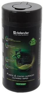 Салфетки Defender чистящие влажные CLN30300 для поверхностей (100шт), ЭКО