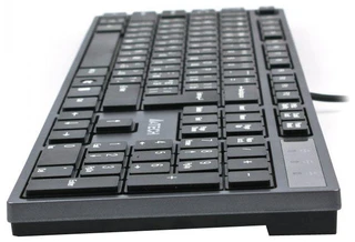 Клавиатура проводная A4Tech KD300 Silver-Black USB 