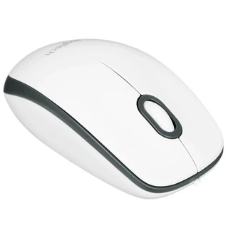 Мышь Logitech Mouse M100 White USB 
